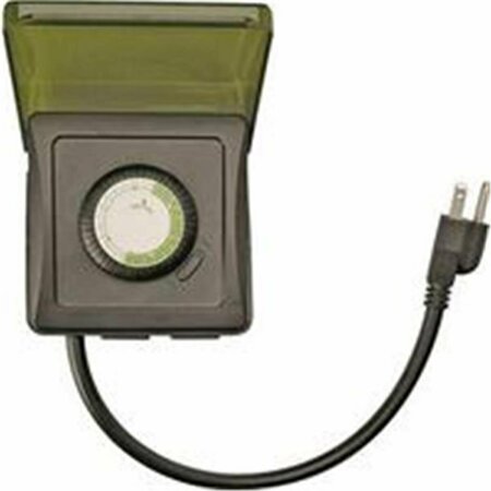 SOUTHWIRE Woods Heavy Duty Outdoor Mechanical Timer, 125V - 15A, 30 Min Inter Val - 24 Hrs - 24 Cycles per day 1827203